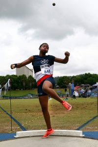 Khunou and Erasmus on top of the inaugural Curro Podium