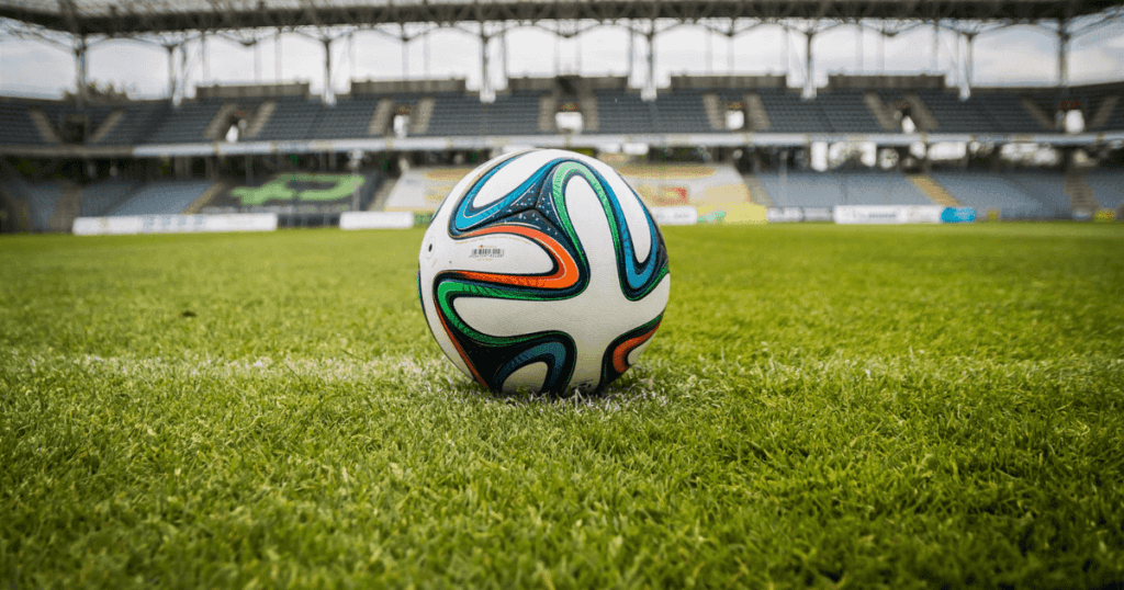 Football in Stadium