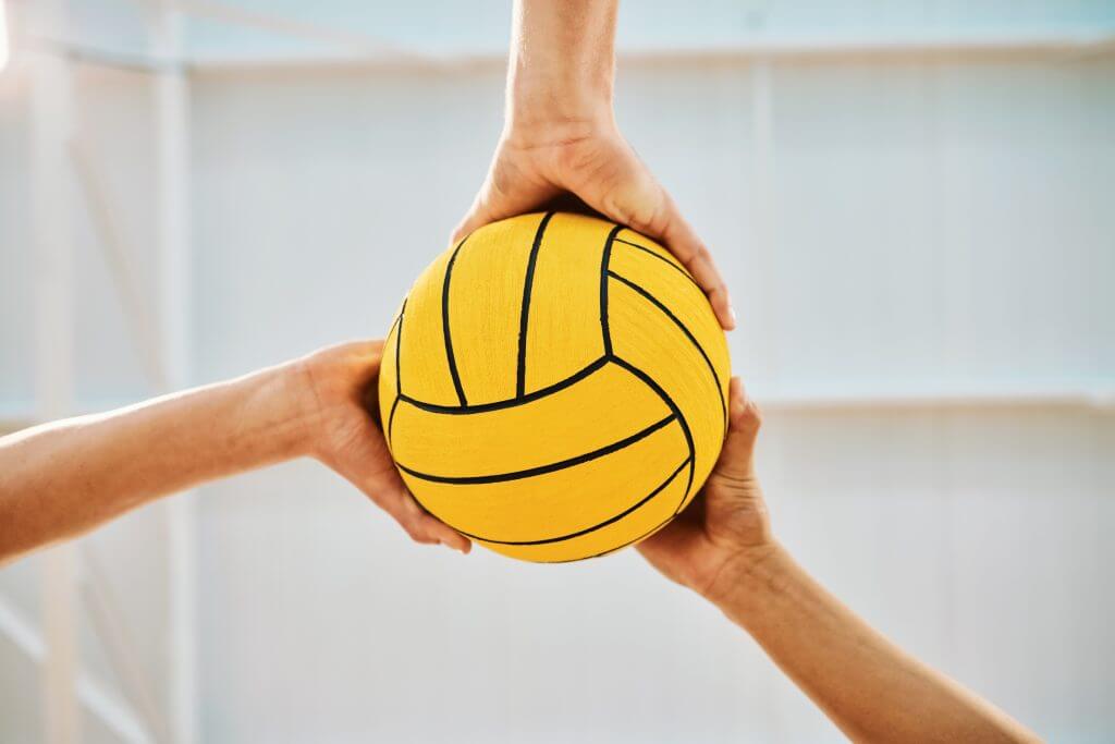Water Polo Hands and ball
