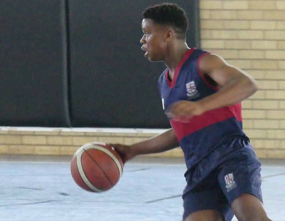 Westville Boys' High were unbeaten in Pool B of the u19 boys' competition, but they fell to St John's in the semi-finals of the AISJ Invitational Basketball Tournament. Photo: Brad Morgan.