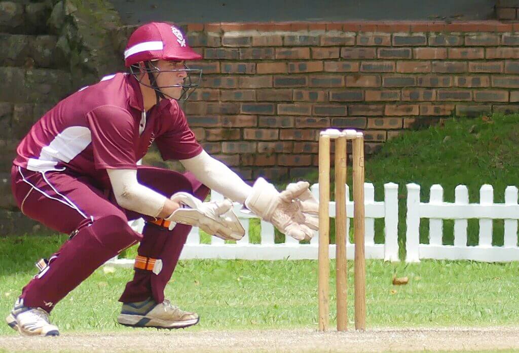 Kearsney's slick gloveman, Matt De Oliveira, played a decisive knock in their win over DHS. Photo: Brad Morgan.