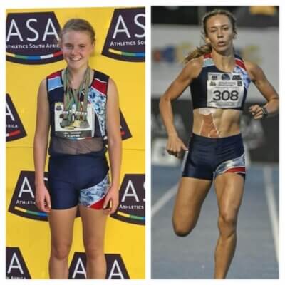 Menlo se Menike en Colene hardloop rekordboeke in