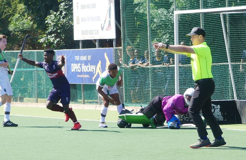 Westville kept clean sheets in both of their day one matches at the Coastal Cup in wins over Pearson and Paarl Boys' High. Photo: Brad Morgan.