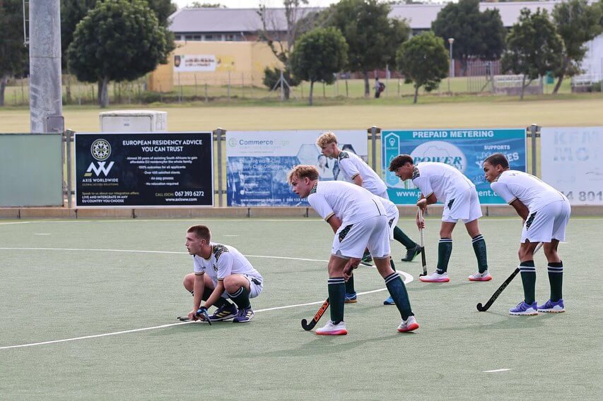 Fairmont Hockey first team in action during the 2024 pre-season festival at York High School. Fairmont will face SACS this weekend. Photo: Fairmont High School Hockey