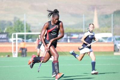 Kingswood College player, Matipa Karimazondo in action for her side during the KC Festival in Makhanda. Photo: Kingswood College