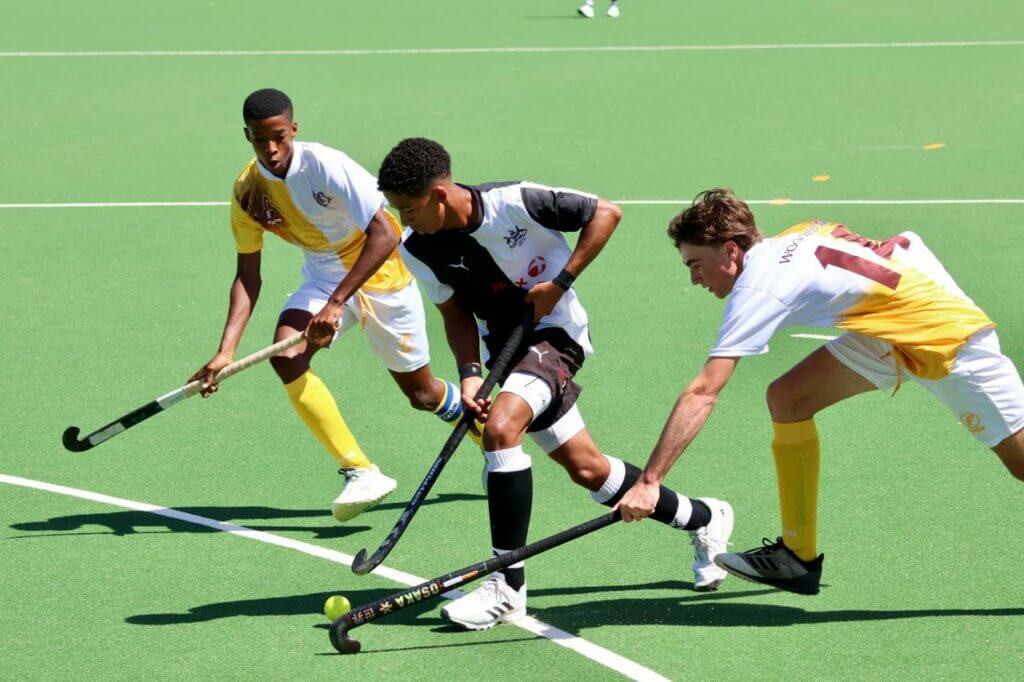 Selborne College in action last month against Woodridge College at the Tony Godding Festival in East London. Photo: Shot by Shani Photography