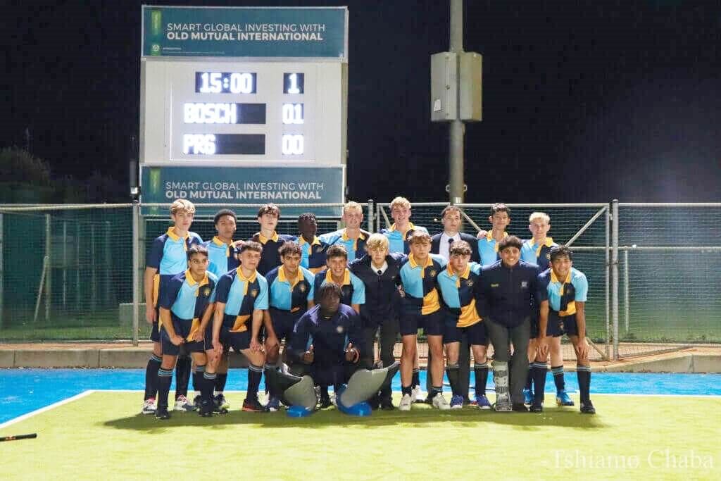 The Rondebosch first team after recording a famous 1-0 win over Paul Roos. Photo: Tshiamo Chaba