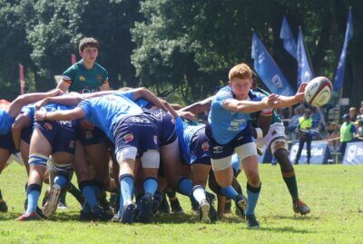 Captain Juan Joubert's neat service from scrumhalf kept his team in control of their clash with Glenwood.