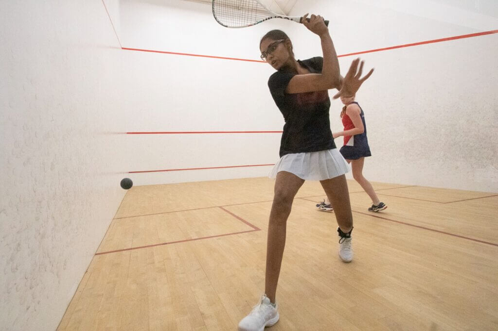 Girls' u16 top-seed Makayla Naidoo. Photo: Adele du Rand.