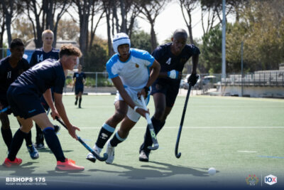 Bishops playmaker, Joshua Mettler on the charge for his side during the 175 Bishops Hockey Festival. Photo: Bishops Diocesan College