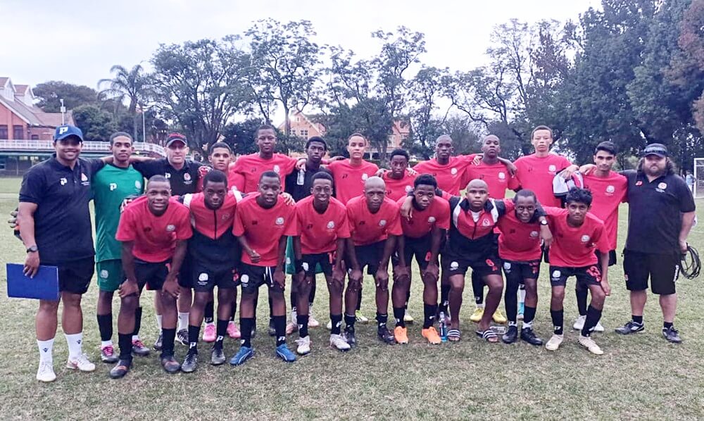 The Maritzburg College 1st football squad. Photo: Brad Morgan.