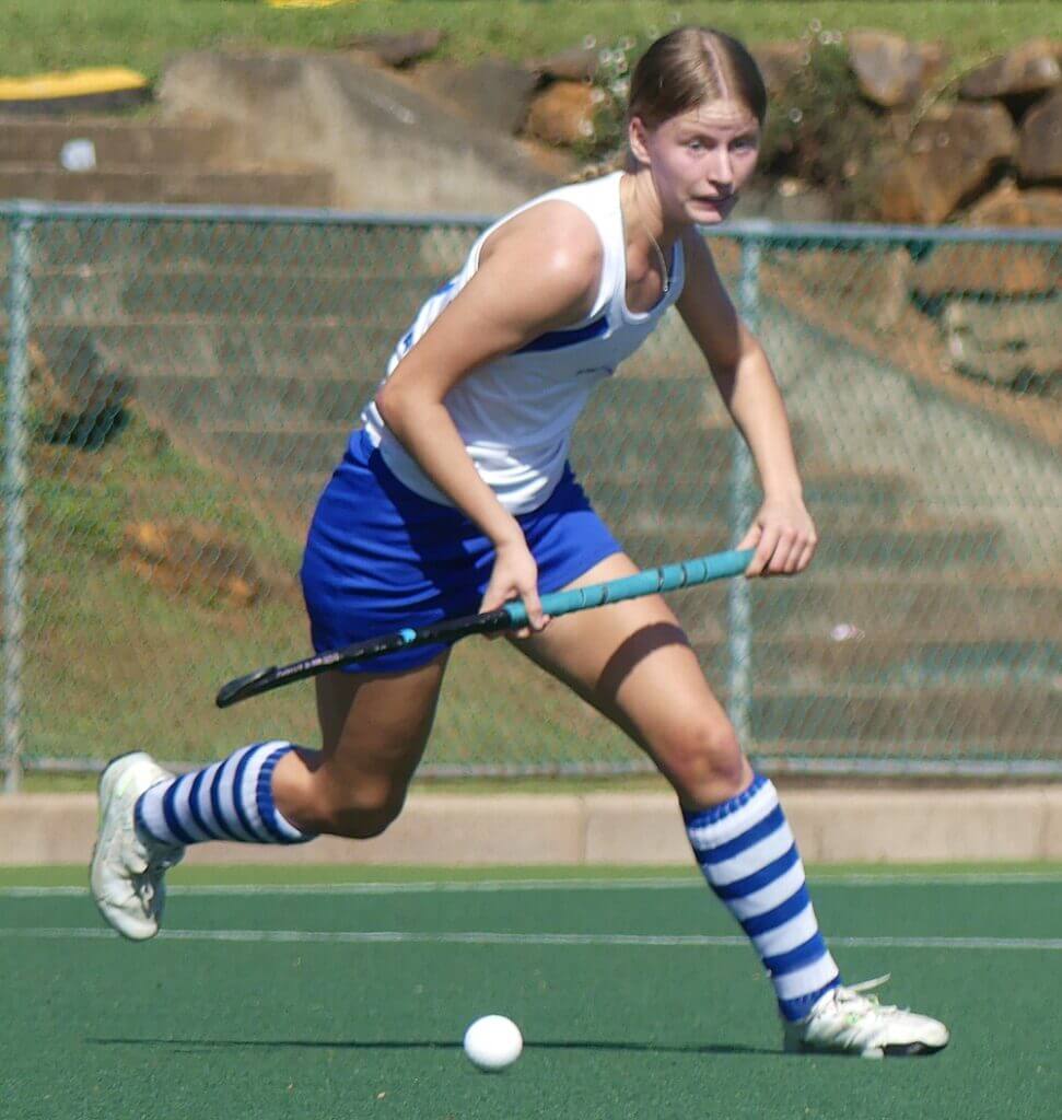 Jamie Da Silva scored St Mary's DSG's second goal in a convincing 4-0 win over Durban Girls' College in the final of the St Anne's Cup. Photo: Brad Morgan.