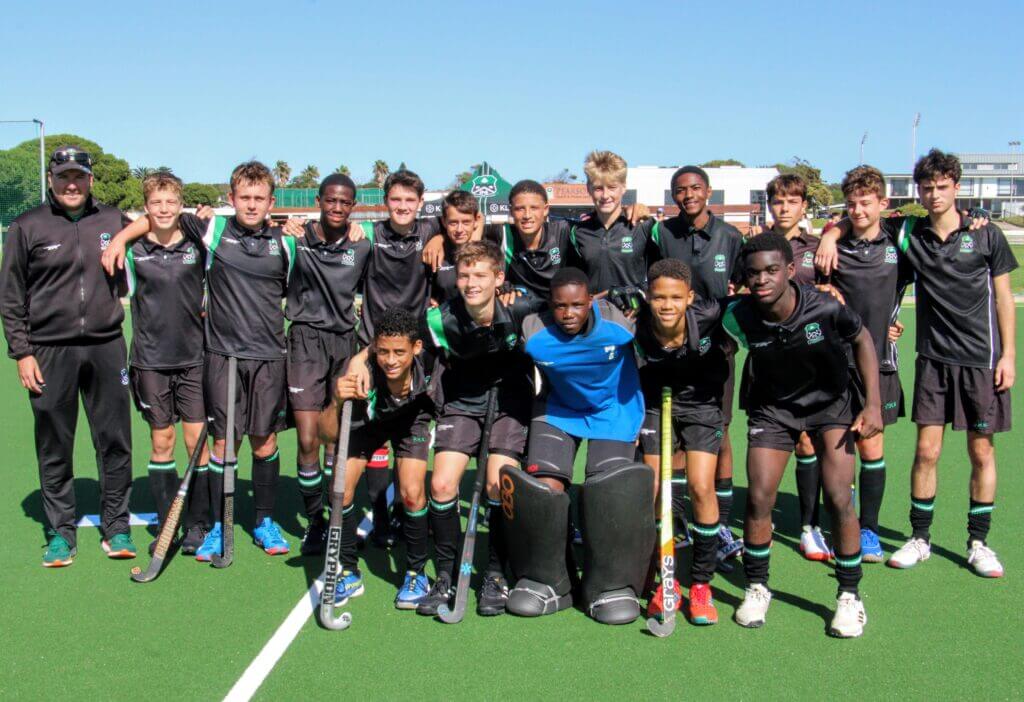 The Pearson u16 boys hockey team ready to host the Hibbert Cup in Gqeberha. Photo: Pearson High School