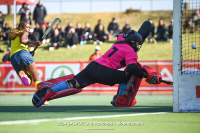 Reabitswe Phume scores the sudden death penalty to help Southerns lift title. Credit: TeamPhotoSA