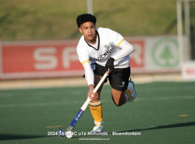 Boland's Taylor Carter in action for his team on day one of the SASHOC National Week. Photo credits: TeamPhoto SA