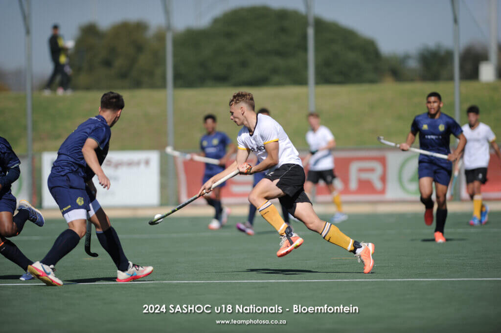 Boland's Reuben Sendzul in action for his side during their semi-final against Southern Gauteng A on day five in Bloemfontein. Photo credits: TeamPhotoSA