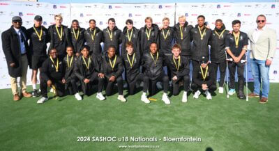 The KZN Coastal A team after receiving their bronze medal at this year's SASHOC National Week in Bloemfontein. Photo credits: TeamPhotoSA.