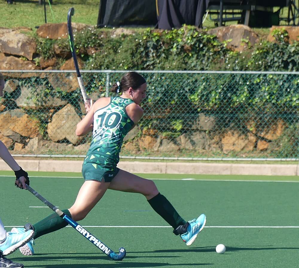 Ruby Kraus is a versatile and prolific goal scoring threat and the owner of a fantastic reverse stick shot. Photo: Brad Morgan.