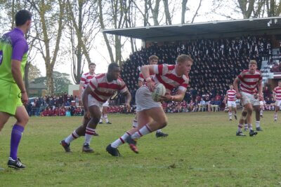 Michaelhouse took the game to Kearsney but were repeatedly repelled by the home team's smothering hearty defensive effort.