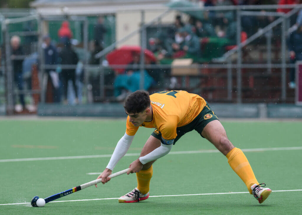 LD Nel captained his side to glory at the Cape Town International Hockey Tournament. Photo: Lookonimages