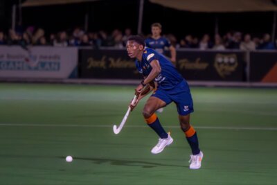 Grey College's Luke Mosala in action for his side during their 1-0 win against Grey High School in Bloemfontein. Photo: The Weekend Photography (Rikus van Wyk)