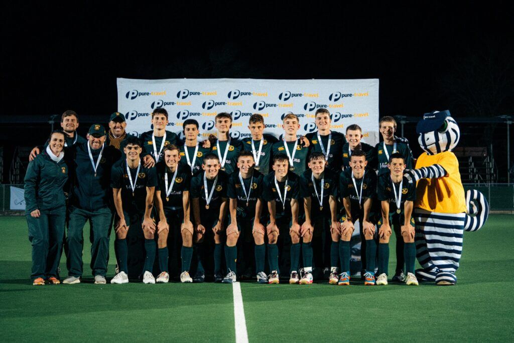 Paarl Gimnasium took home the gold medal at this year's Cape Town International Hockey Tournament. Photo: Enhanced Sports (ES Media)