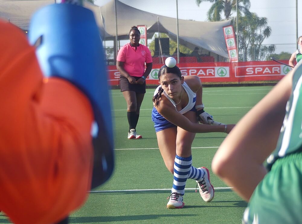 St Mary's DSG scored 24 times without conceding on day one of the 2024 SPAR KZN Schoolgirls Hockey Challenge Grand Finals. Photo: Brad Morgan.