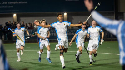 In his final match for Bishops, Joshua Mettler scored a cracking goal as his side defeated Rondebosch Boys High 3-2. Photo: Rob Forrest