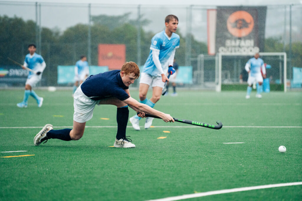 Northwood School took on Grey High School on the opening day of the u16 Top Schools tournament hosted in Paarl on Thursday, 8 August 2024. Photo: Enhanced Sports
