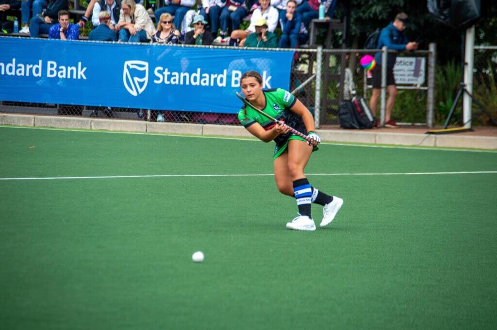 Pearson High skipper, Zanika Coetzer also represented her side at this year's St Mary's Waverley Hockey Tournament. Photo: Pearson High