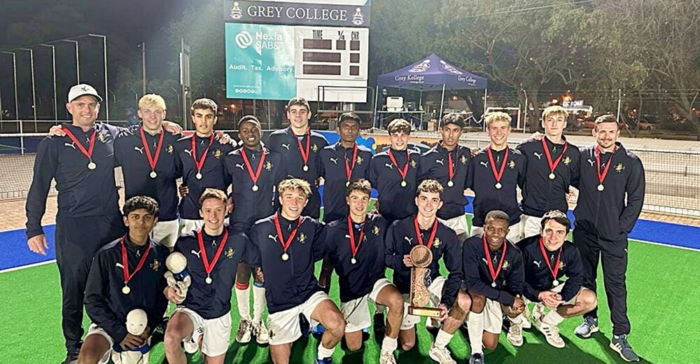 Happy smiles all round for Northwood after they won the 2023 Guschkie Tournament.