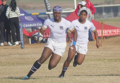 Raphael Ajibade will be a key player for St Charles College at the Glenwood Sevens.