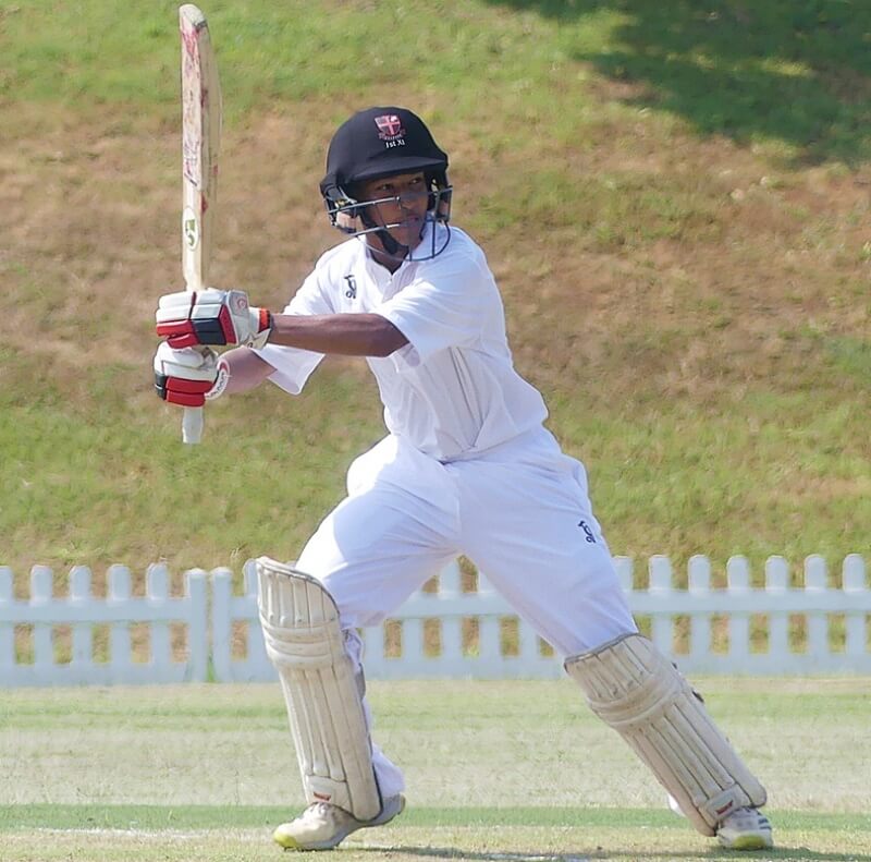 Clifton cricket captain Shahzaad Perumal delivered with both bat and ball to help his side to a big win over Northwood. Photo: Brad Morgan.