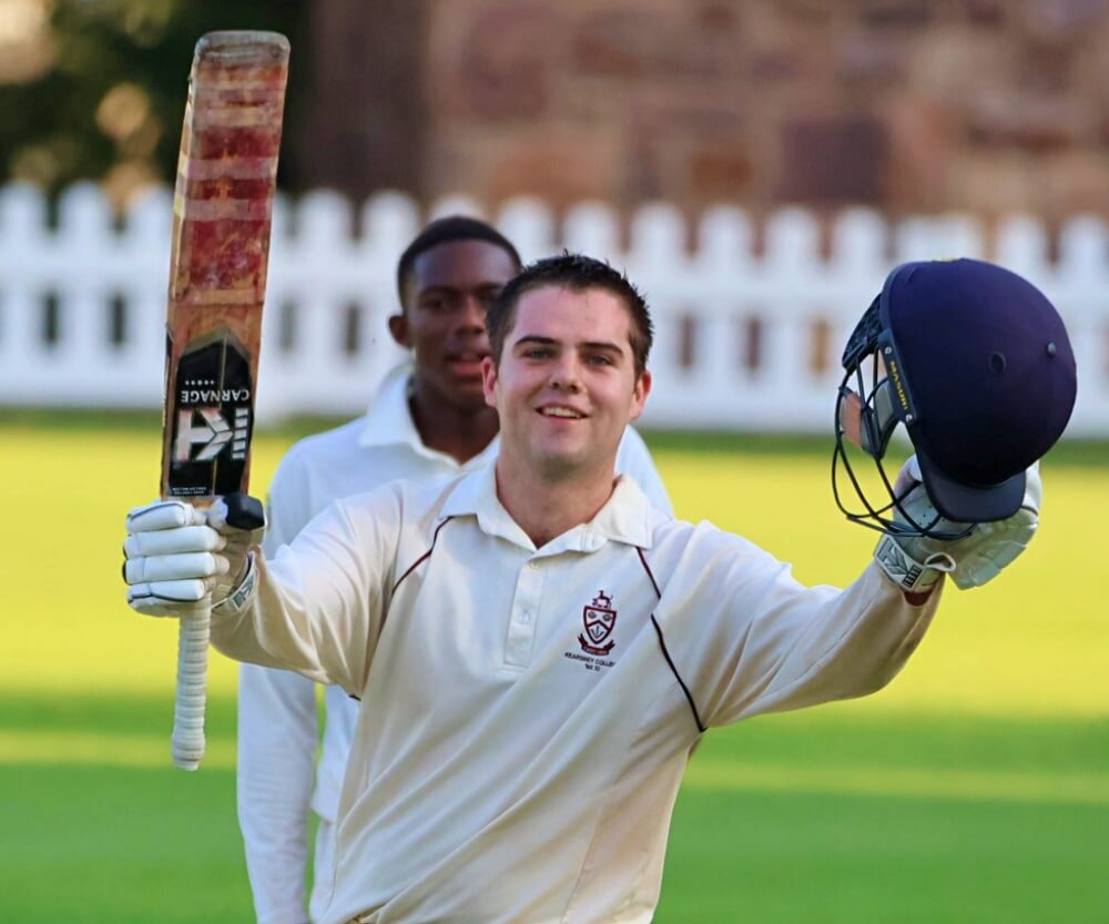 Kearsney College captain Ross Coetzee was a standout with bat, ball, and in the field, while leading his side to a comfortable win over Glenwood. Photo: Kearsney College on Facebook.