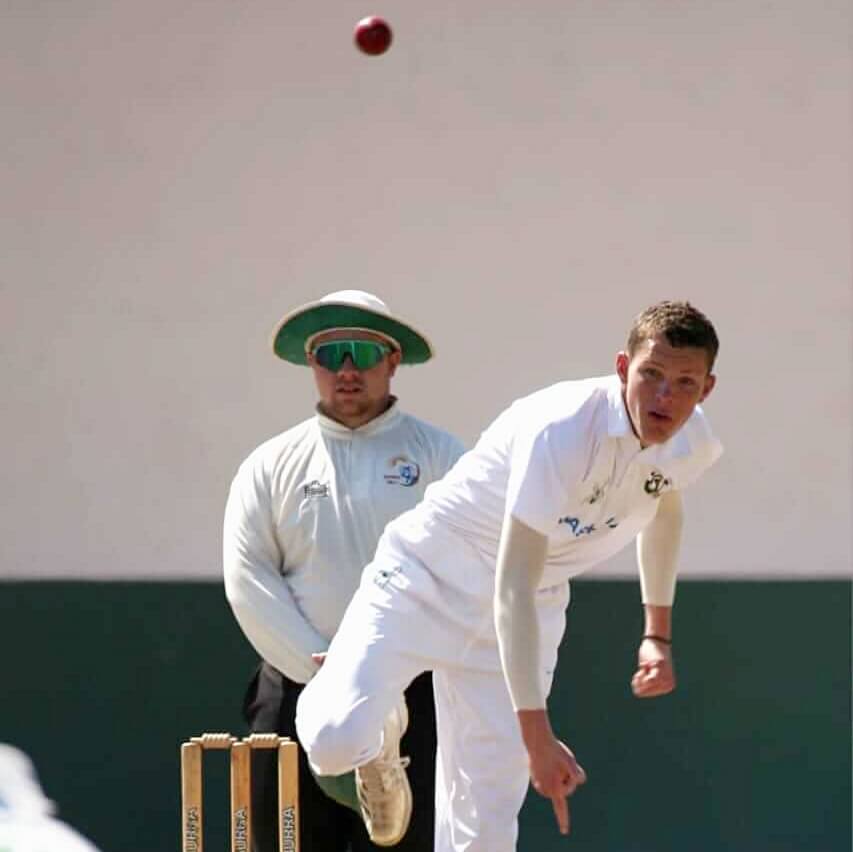 Gavin Genis undid Hoerskool Nelspruit's challenge with a match-winning bowling spell.