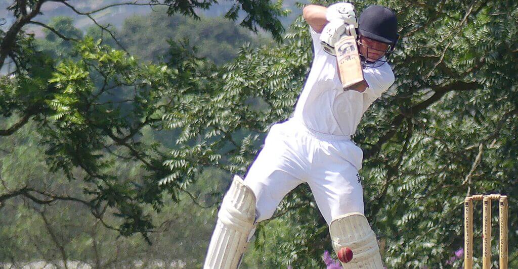 St Charles College opening batsman Cian Fortmann. Photo: Brad Morgan.