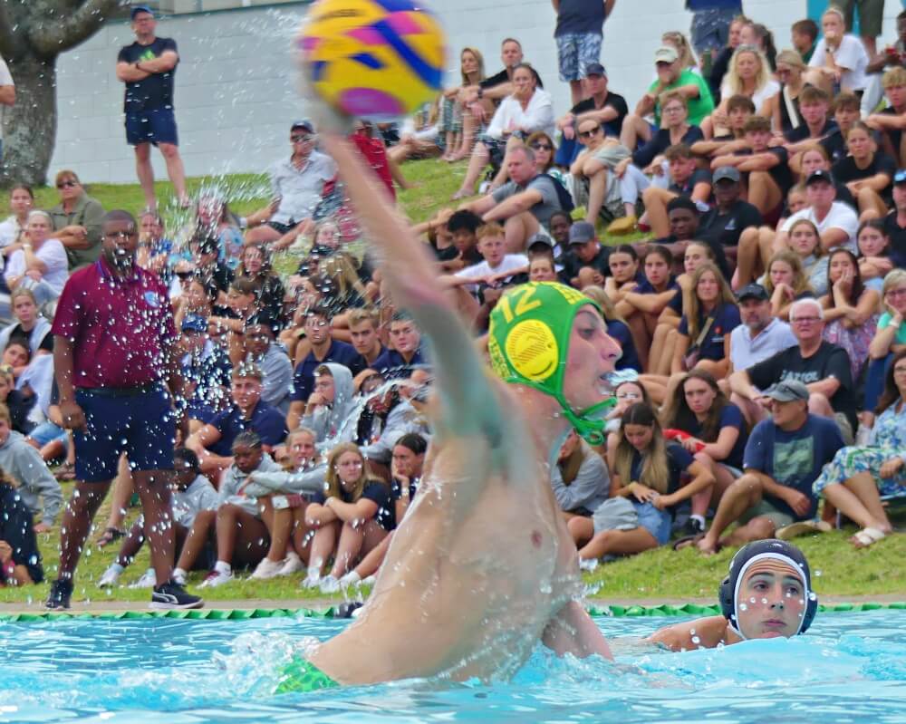 James Martin lets rip with a shot for the Aussie Crocs in their absorbing clash with KwaZulu-Natal. Photo: Brad Morgan.
