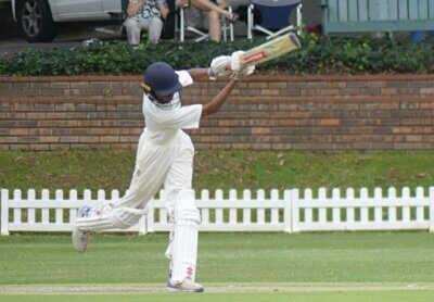 Rivan Moodley's bat has come to life recently, with his a welcome boost to Kearsney's batting order. Photo: Brad Morgan.