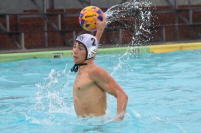 Selborne College's Daniel Woodin scored for his side on the opening day of the Vides Water Polo Tournament. Photo: Shot by Shani Photography