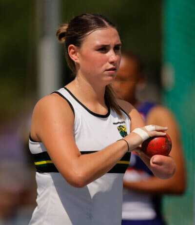 Cilliers en Vogel wys hakskene vir hul teenstanders tydens die Affie Wildeklawer Uitnodigings-byeenkoms