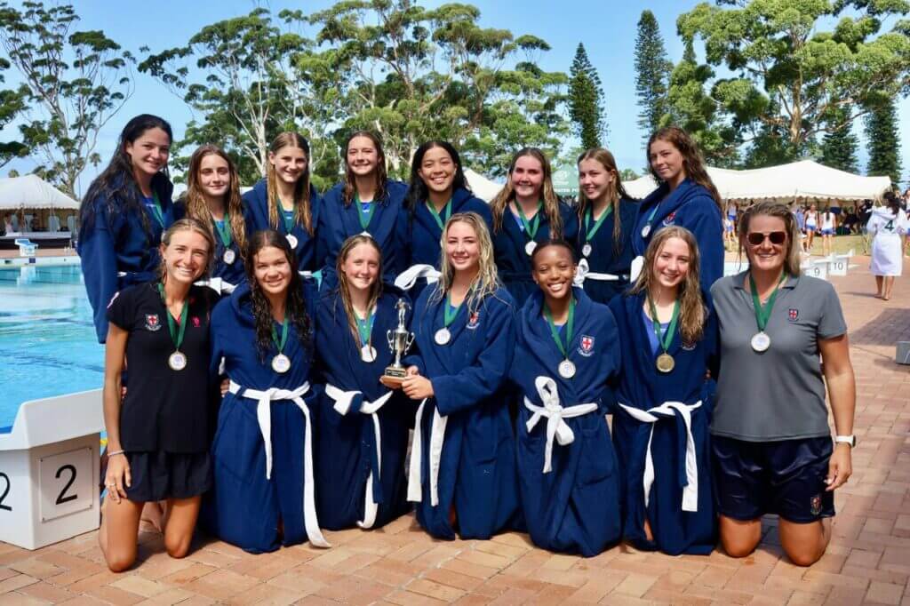 The Stithians College team after winning the National Aquatics Festival in East London. Photo: Shot by Shani Photography