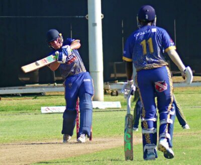 Josh van Biljon struck a match-winning 103* to lift DHS to a hard-fought but convincing win over Hoërskool Waterkloof. Photo: Brad Morgan.