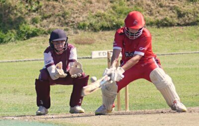 Some unorthodox stroke-making helped Michaelhouse post 169/8 against Kearsney. Photo: Brad Morgan.