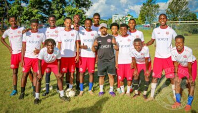 Newly-appointed Head Coach of the Prestige Football Development Academy, Benedict 'Tso' Vilakazi. Photo. Prestige Football Development Academy on Facebook.