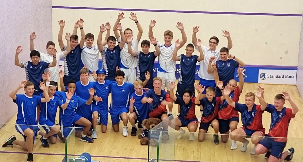 Good sportsmanship is a prime focus of the Saints Squash Festival - St Andrew's School and Hoërskool Zwartkop demonstrated that after their A and B teams met.