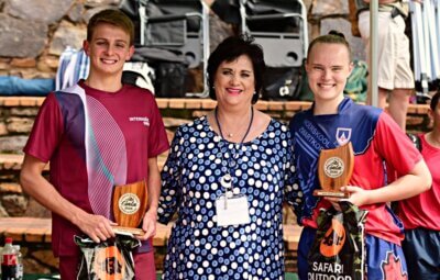Adrian van Wyk and Xandri Fourie - Tshwane Inter High A League Victor & Victrix Ludorum
