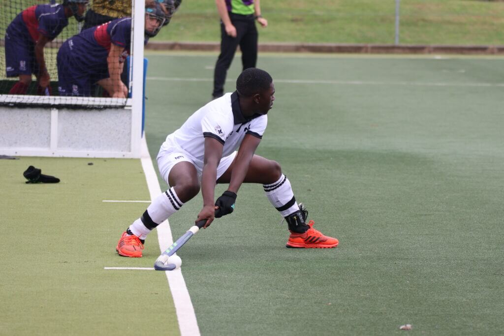 Reagan Mudau from Hilton College is among the players to watch at the Nomads Hockey Festival. Photo: Ziyaad Solomons