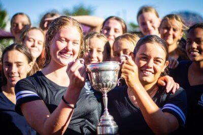 Rhenish Girls' High School are crowned 4m Swimming Gala champs. Photo: Supplied