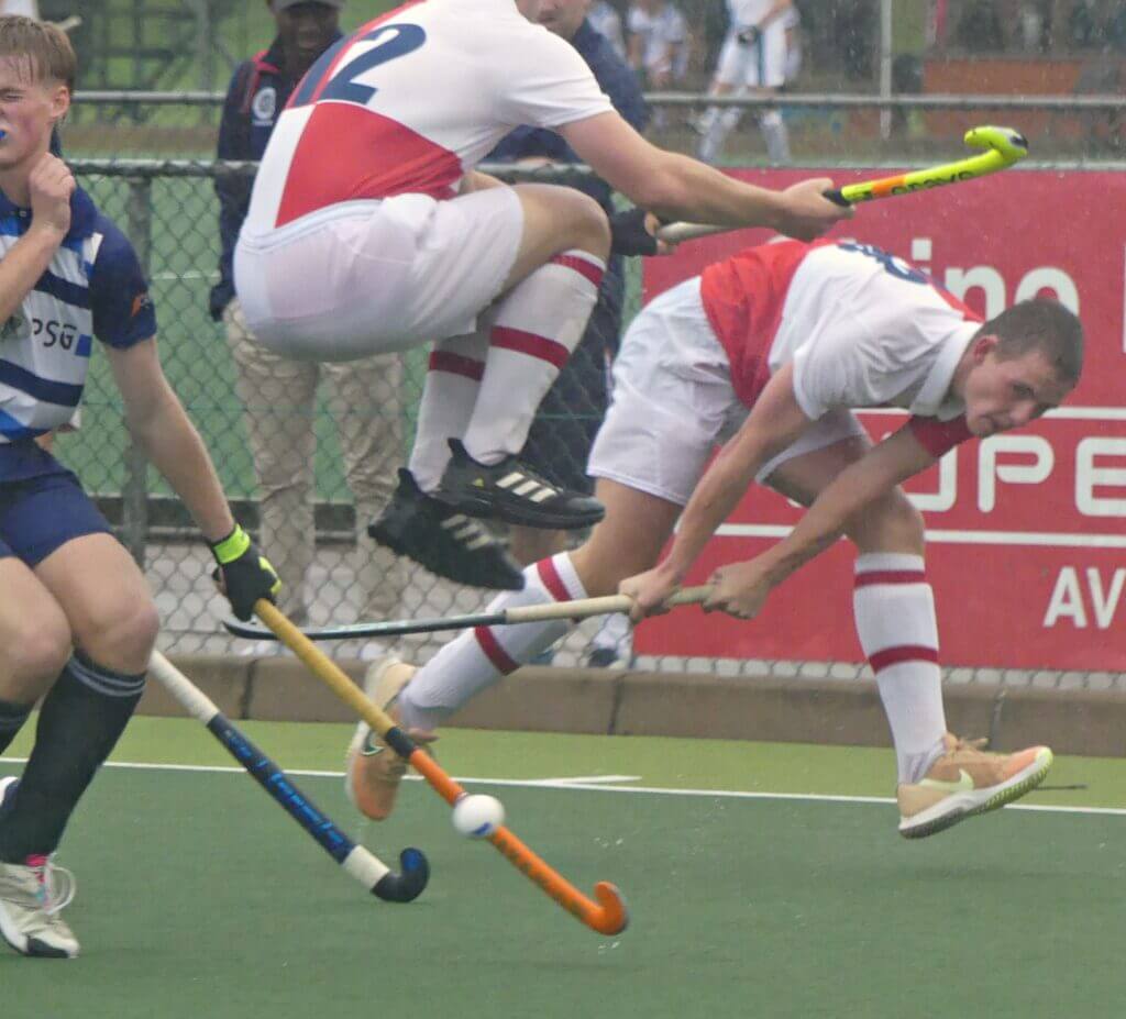 The opening game of the Coastal Cup was a thrilling back-and-forth seven-goal thriller between Michaelhouse and Parel Vallei. Photo: Brad Morgan.