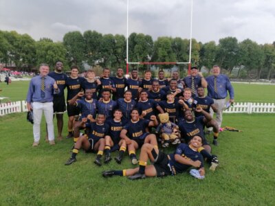 After suffering a last-gasp defeat to Michaelhouse in 2023, when they last visited Balgowan, DHS was thrilled to come away with a win on Saturday. Photo: Durban High School on Facebook.